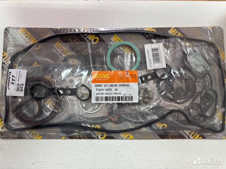 Ремкомплект двигателя mizumo 1azfe мет.кг