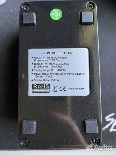 Тюнер для гитары с буфером