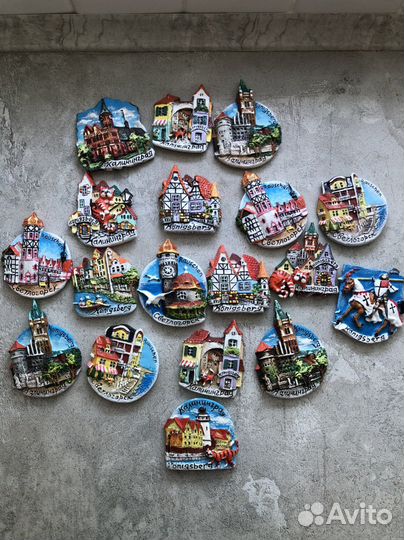 Магнитики на холодильник.Калининград