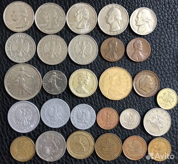Набор иностранных монет