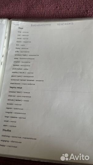 Англо русский словарь по категориям