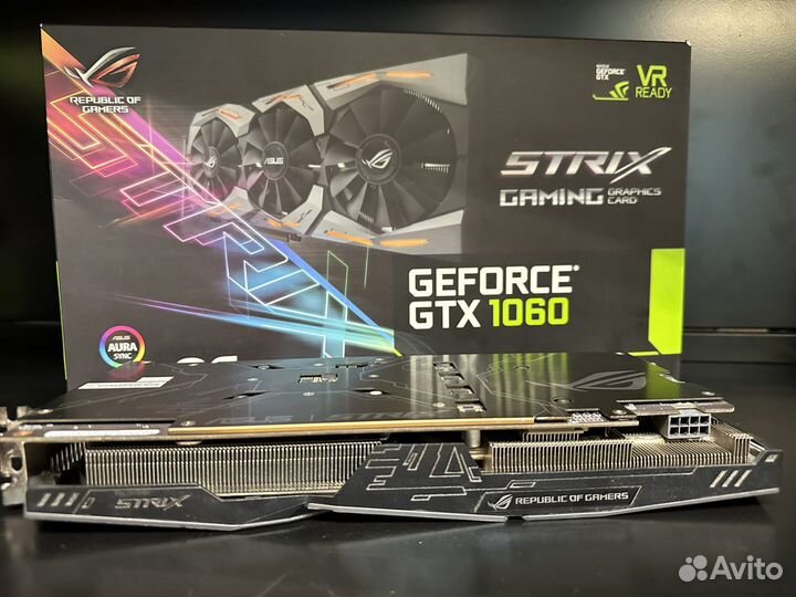 Видеокарта Asus ROG Strix GTX 1060 6Gb