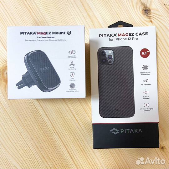 Pitaka для iPhone 12 mini/12 Pro Max + Держатель