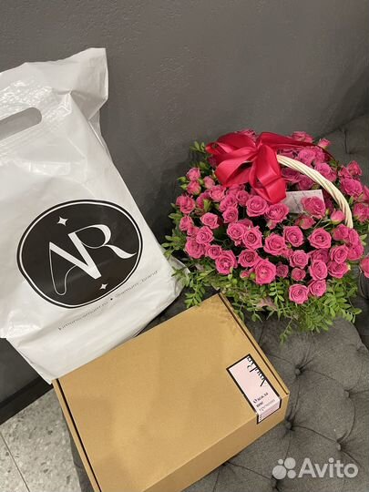 Женская двойка из панбархата и шелка