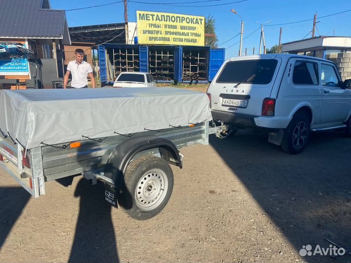 Прицеп для автомобиля легкового с тентом 50 см