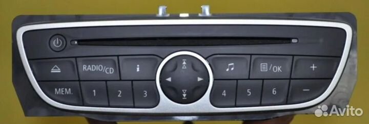 Магнитола fluence с линейным выходом