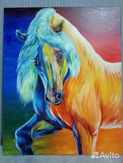 Картина акрилом 