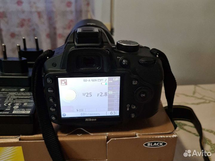 Зеркальный фотоаппарат nikon D3200