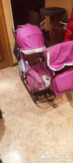 Детские санки коляска nika kids