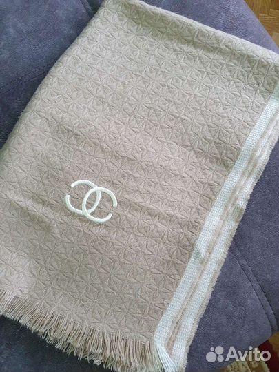 Тёплый мягкий шарф шанель