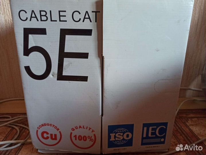 Кабель UTP 4PR CAT5e, медь