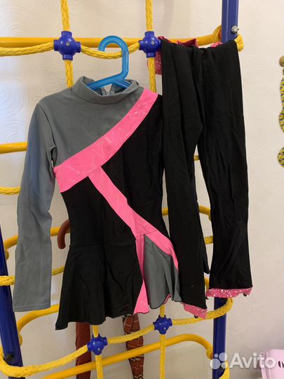 Костюм для фигурного катания + аксессуары