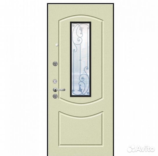 Дверь входная с ковкой