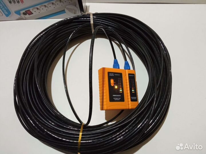 Интернет кабель уличный, патч-корд,витая пара 8жил