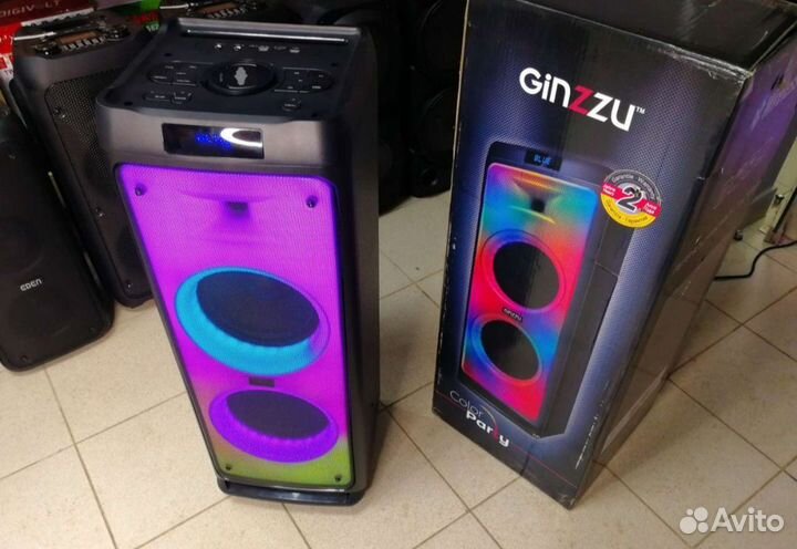 Большая мощная блютуз колонка 120W