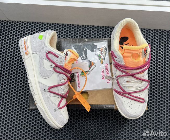 Nike Off-White x dunk low р.37,5-41