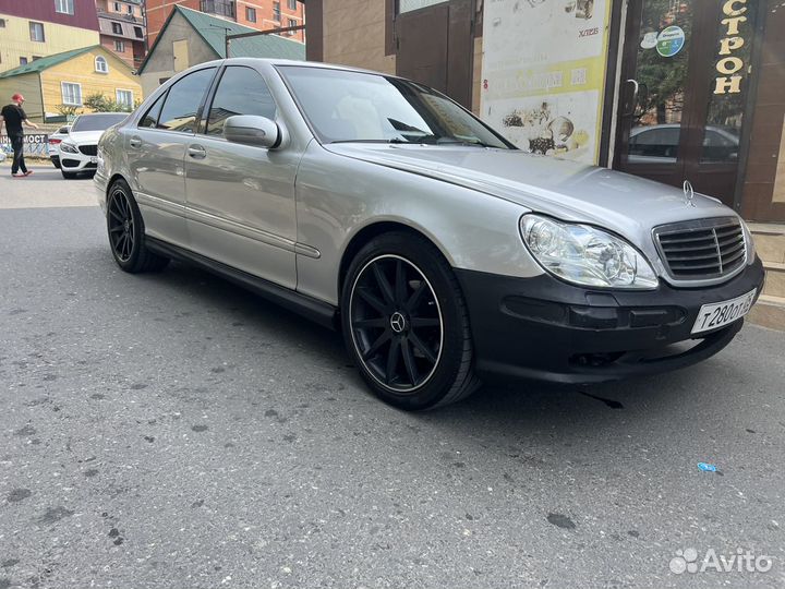 Передний бампер mercedes w220 amg