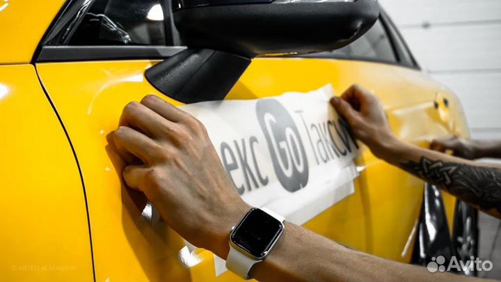 Оклейка Такси Брендирование гост