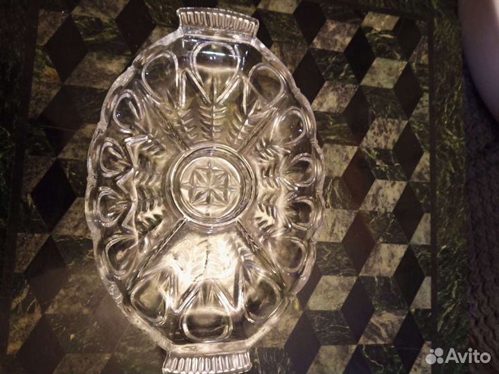 Хрустальная менажница