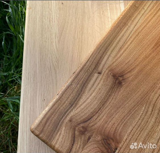 Ступени из слэбов карагача, дуба