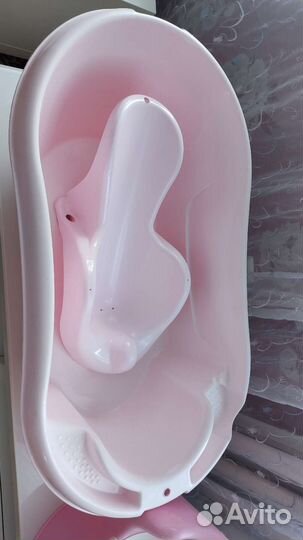 Ванночка для купания с горкой+ горшок