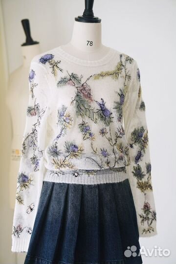 Кофта Dior с вышивкой