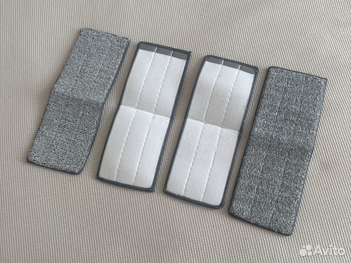 Насадка для швабры из микрофибры 4 шт