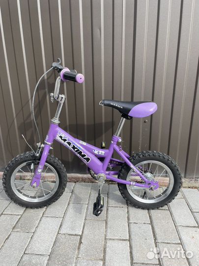 Велосипед детский 12 радиус + 2доп колеса