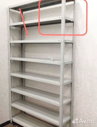 Среднегрузовые стеллажи для склада