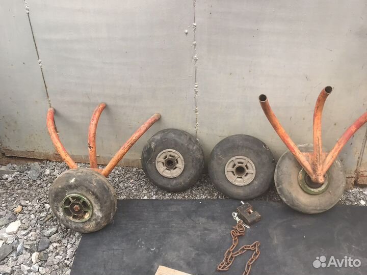 4 колеса авиационные на телегу параплан