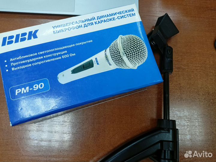 Микрофон BBK PM-90 с подставкой под микрофон