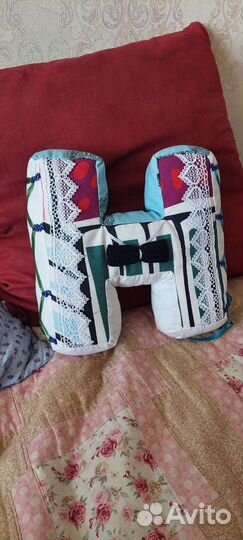 Буква-подушка Н мягкая