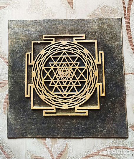Шри Янтра,энергокартина,сакральная, артефакт