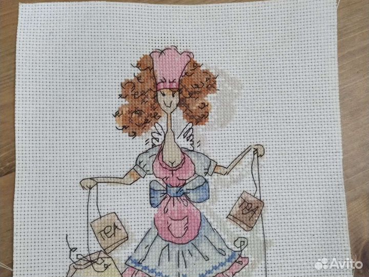 Готовая интерьерная вышивка