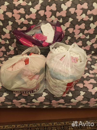 Детские вещи пакетом для девочек от 0-6 месяцев