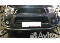 Защита переднего бампера тойота hilux