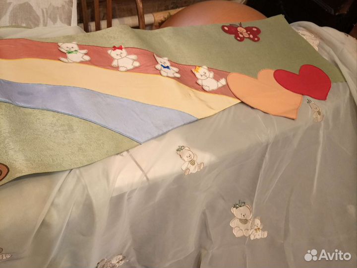 Занавески с багеткой в детскую