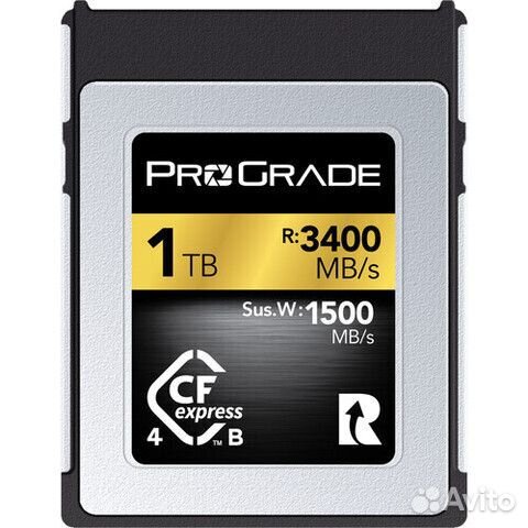 Карта памяти ProGrade Cfexpress B 4.0 1TB Gold 340