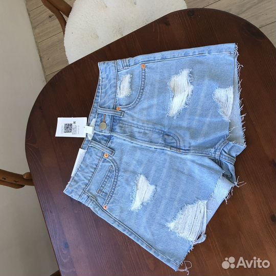 Шорты джинсовые H&m 34XS новые zara lime