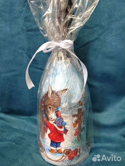 Оформление бутылки