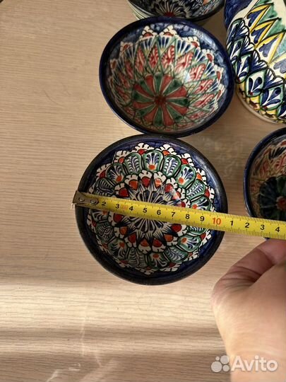 Узбекский чайник и 4 пиалы