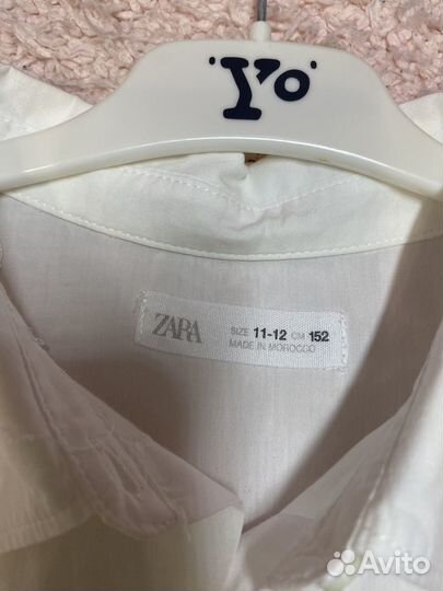 Рубашка zara для девочки