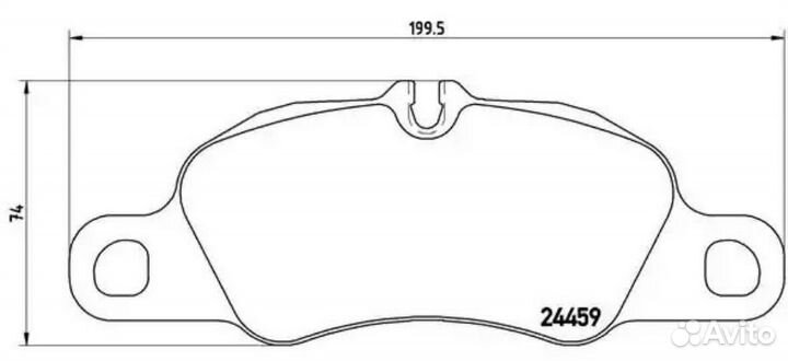Brembo P65018 Колодки торм.пер