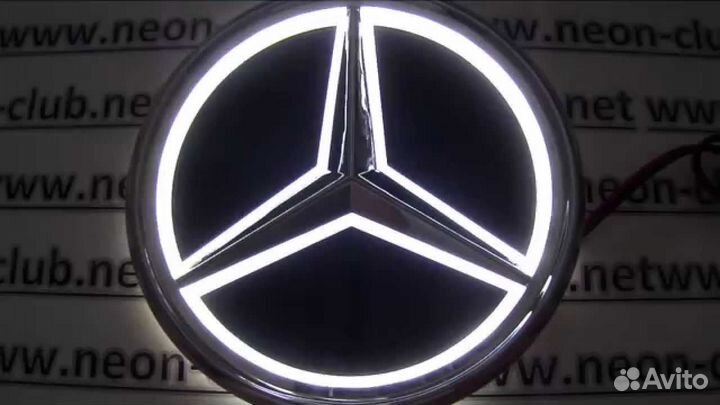 Звезда LED в решетку Mercedes GLC, GLE, GLS 166