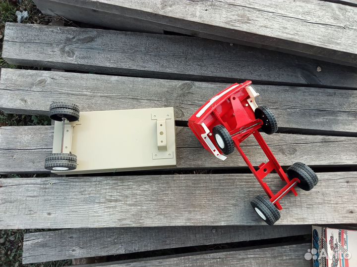 Игрушка грузовик СССР маз полуприцеп