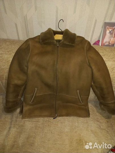 Дубленка натуральная мужская 54 56