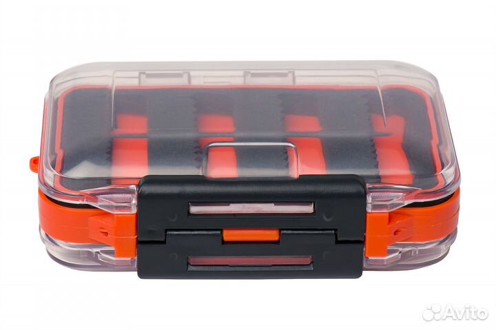 Коробка двусторонняя для мух/мормышек 110х70х35мм