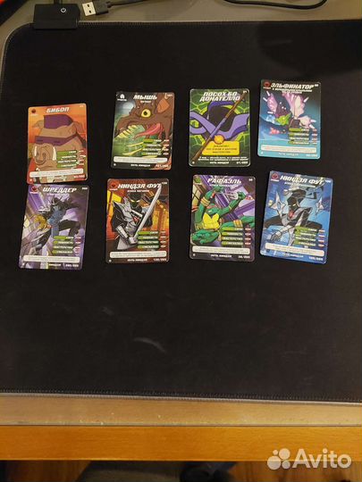 Карточки черепашки ниндзя