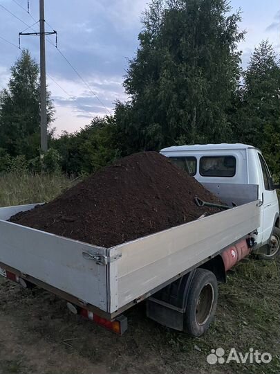 Грунт для газона, для растений, чернозем, перегной