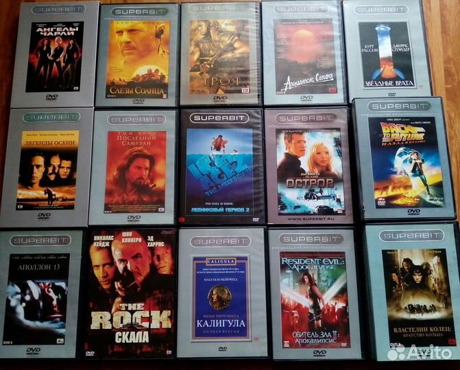 DVD диски. Лицензия, Киномания,Супербит и сборники